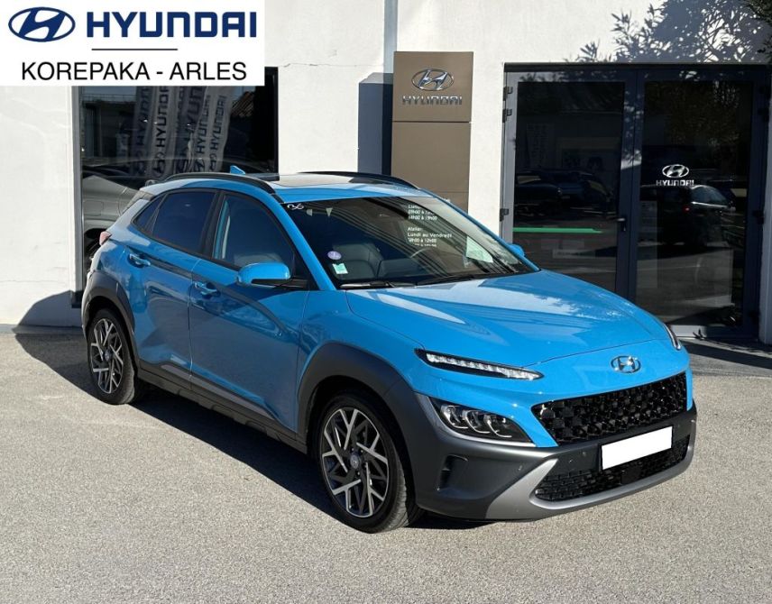 13200 : HYUNDAI Arles - Lexa Automobile - HYUNDAI KONA HYBRID Executive - KONA - Bleu - Automate sequentiel - Essence / Courant électrique