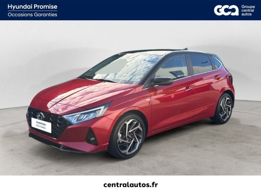 69340 : Hyundai Lyon Ouest - Groupe Central Autos - HYUNDAI i20 Creative - i20 III - Rouge - Automate sequentiel - Essence sans plomb