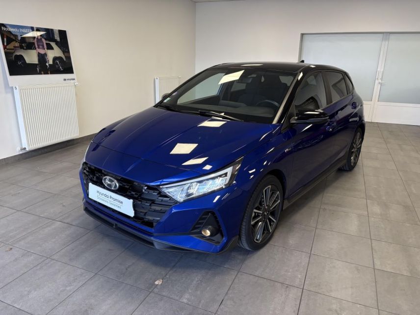69300 : Hyundai Lyon Nord - Groupe Central Autos - HYUNDAI i20 N Line Michel Vaillant - i20 III - Bleu - Automate sequentiel - Essence sans plomb