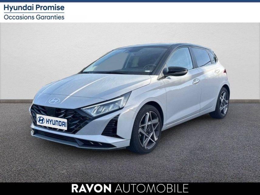 42100 : Hyundai Saint-Etienne - Ravon Automobile - HYUNDAI i20 Executive - i20 (08/2023) - GRIS CLAIR - Automate sequentiel - Essence sans plomb