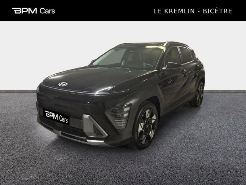 94270 : Hyundai Kremlin-Bicêtre - BPM Cars - HYUNDAI Kona - Kona - Abyss Black perlé métallisé - Traction - Hybride : Essence/Electrique