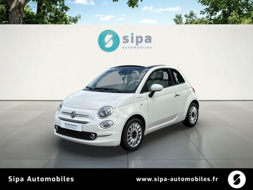 33110 : Hyundai Bordeaux Nord Le Bouscat - Sipa Automobiles - FIAT 500C SERIE 8 EURO 6D-TEMP Dolcevita Hybrid - 500 II - Blanc - Boîte manuelle - Essence sans plomb