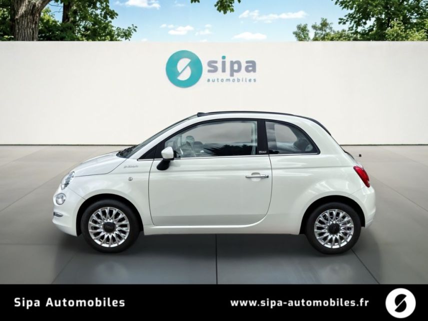 33110 : Hyundai Bordeaux Nord Le Bouscat - Sipa Automobiles - FIAT 500C SERIE 8 EURO 6D-TEMP Dolcevita Hybrid - 500 II - Blanc - Boîte manuelle - Essence sans plomb