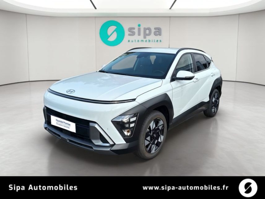 33140 : Hyundai Bordeaux Sud Villenave d'Ornon - Sipa Automobiles - HYUNDAI KONA Creative - KONA II - Blanc - Automate sequentiel - Essence / Courant électrique