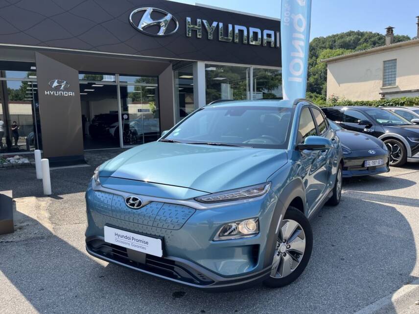38200 : Hyundai Vienne - Groupe Central Autos - HYUNDAI KONA ELECTRIC Intuitive BONUS ECO DEDUIT - KONA - Bleu - Automate à fonct. Continu - Courant électrique