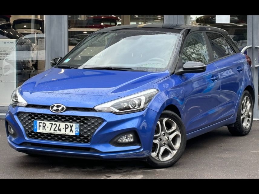 57100 : Hyundai Thionville - Théobald Automobiles - HYUNDAI i20 - i20 - Champion Blue/Toit rétro Phantom Black - Traction - Essence