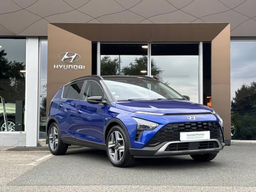 29000 : Hyundai Quimper - Iroise Automobiles - HYUNDAI Bayon - Bayon - Intense Blue Métal - Traction - Essence/Micro-Hybride
