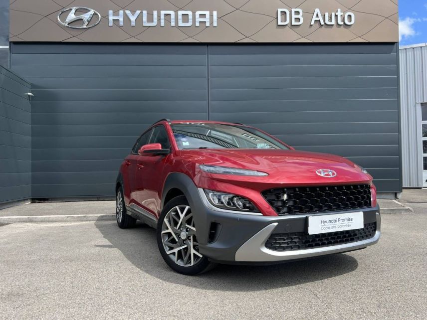 21300 : Hyundai Dijon - Privilège Automobiles - HYUNDAI KONA HYBRID Creative - KONA - Rouge - Automate sequentiel - Essence / Courant électrique