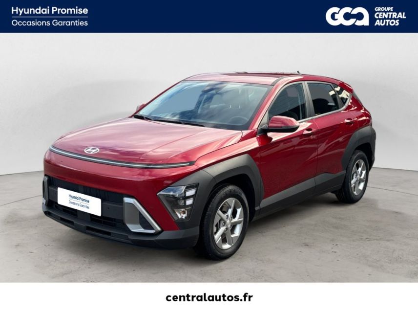 38300 : Hyundai Bourgoin-Jallieu - CENTRAL MOTOR LYON - HYUNDAI KONA Intuitive - KONA II - Rouge - Automate sequentiel - Essence / Courant électrique