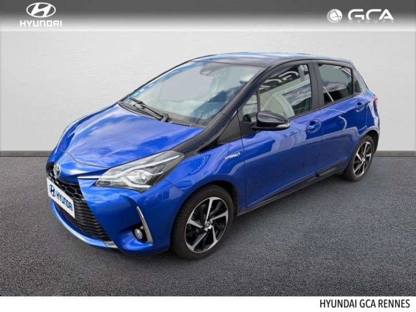 35510 : Hyundai Rennes - GCA - TOYOTA Yaris - Yaris - Bi-ton bleu nebula / toit noir - Traction - Hybride : Essence/Electrique