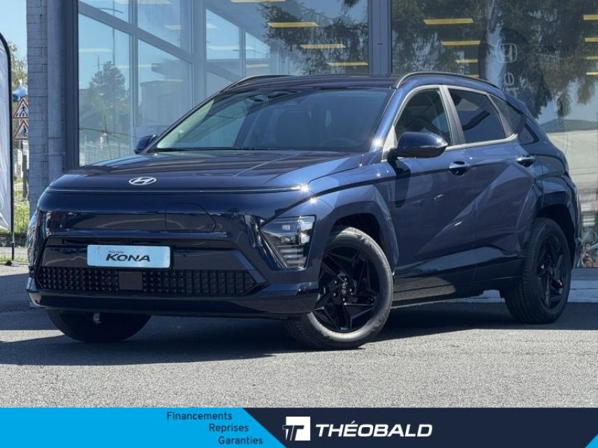 57200 : Hyundai Sarreguemines - Theobald Automobiles - HYUNDAI Kona - Kona - Sailing Blue métallisé - Traction - Electrique