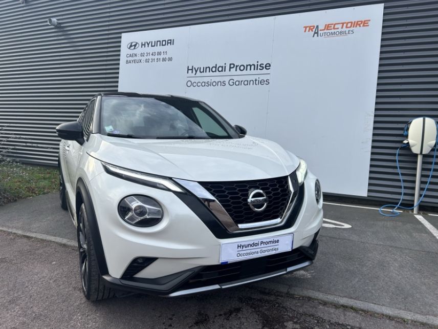 14100 : Hyundai Lisieux - Trajectoire Automobiles - NISSAN Juke - Juke - Blanc Lunaire (Spéciale) - Traction - Essence