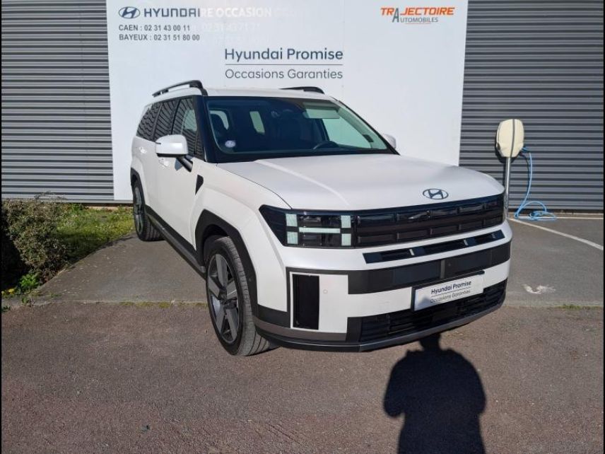 14100 : Hyundai Lisieux - Trajectoire Automobiles - HYUNDAI Santa Fe - Santa Fe - Creamy White Mate - Transmission intégrale - Hybride rechargeable : Essence/Electrique