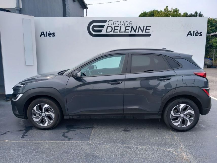30100 : Hyundai Alès - Auto Hall - HYUNDAI KONA HYBRID Intuitive - KONA - Gris - Automate sequentiel - Essence / Courant électrique