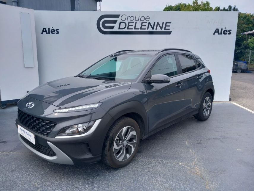 30100 : Hyundai Alès - Auto Hall - HYUNDAI KONA HYBRID Intuitive - KONA - Gris - Automate sequentiel - Essence / Courant électrique