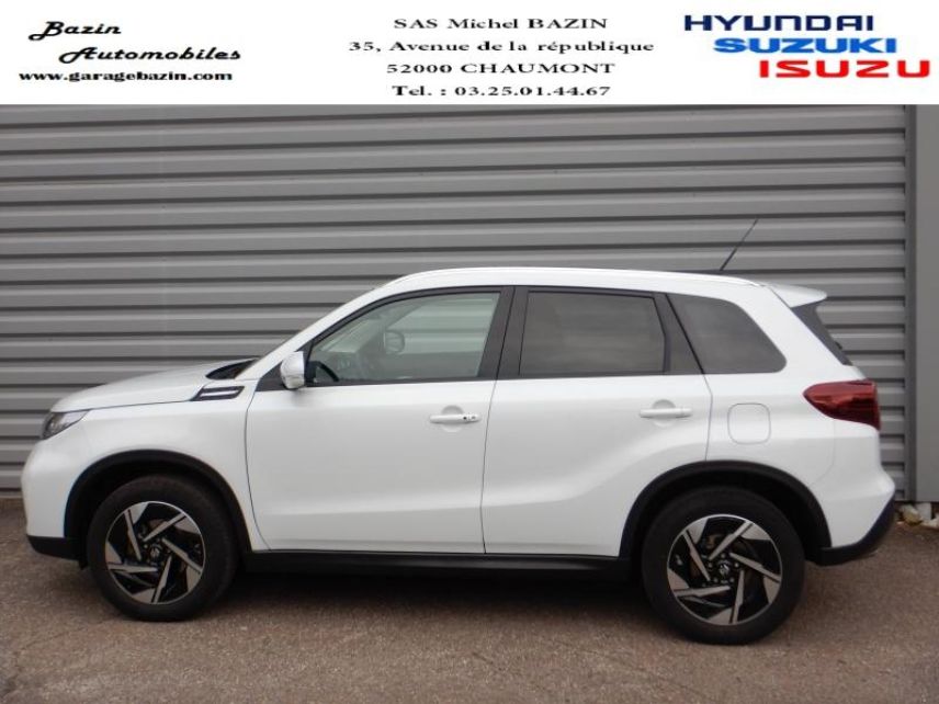 52000 : Hyundai Chaumont - Garage Michel Bazin - SUZUKI Vitara - Vitara - Cool White Pearl métallisé - Traction - Essence/Micro-Hybride