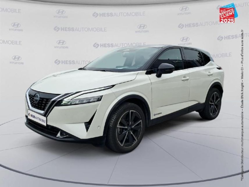 51100 : Hyundai Reims - HESS Automobile - NISSAN Qashqai - Qashqai - Blanc Lunaire Toit Noir - Traction - Hybride : Essence/Electrique