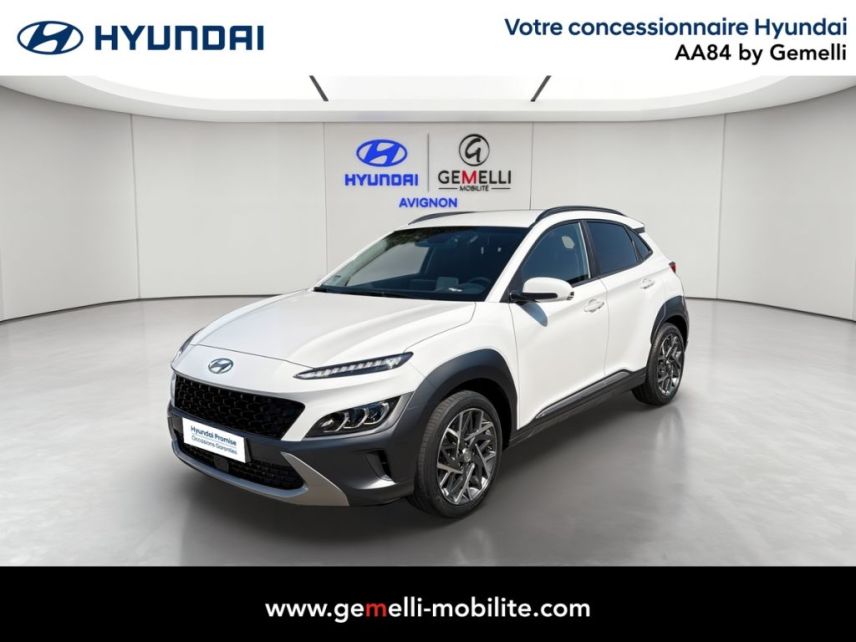84130 : Hyundai Avignon - Actions Automobiles 84 - HYUNDAI KONA HYBRID Executive - KONA - Blanc - Automate sequentiel - Essence / Courant électrique