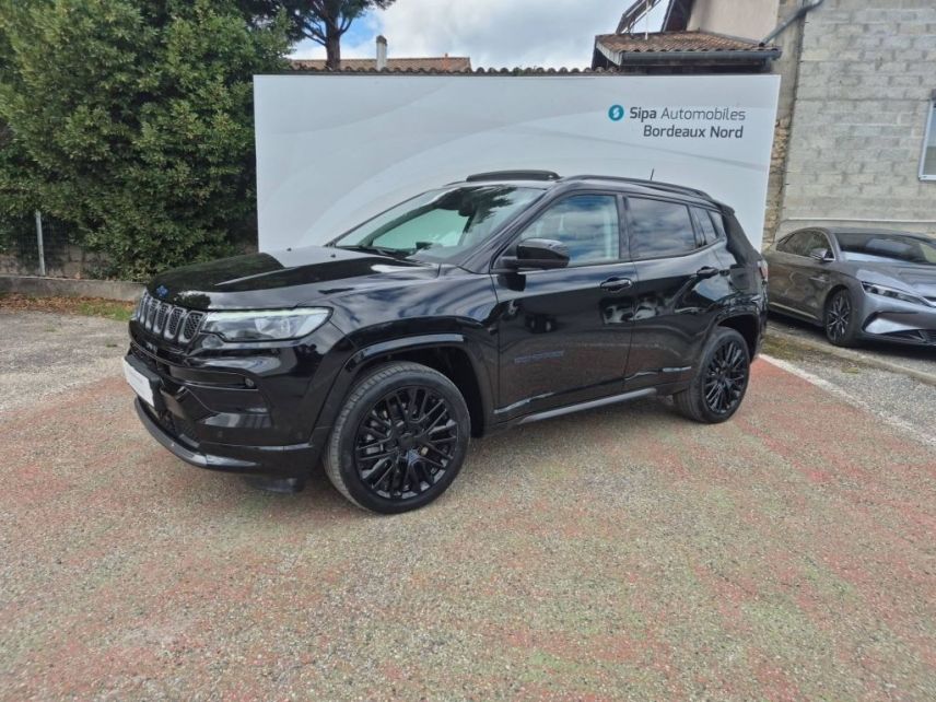 33110 : Hyundai Bordeaux Nord Le Bouscat - Sipa Automobiles - JEEP COMPASS S - COMPASS II - NOIR - Boîte automatique - Essence / Courant électrique