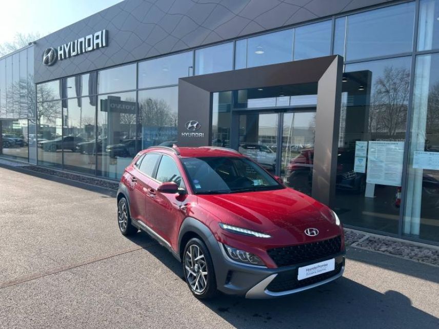 59640 : Hyundai Dunkerque - Europ&#039;Auto - HYUNDAI Kona - Kona - Pulse Red Métal - Traction - Hybride : Essence/Electrique
