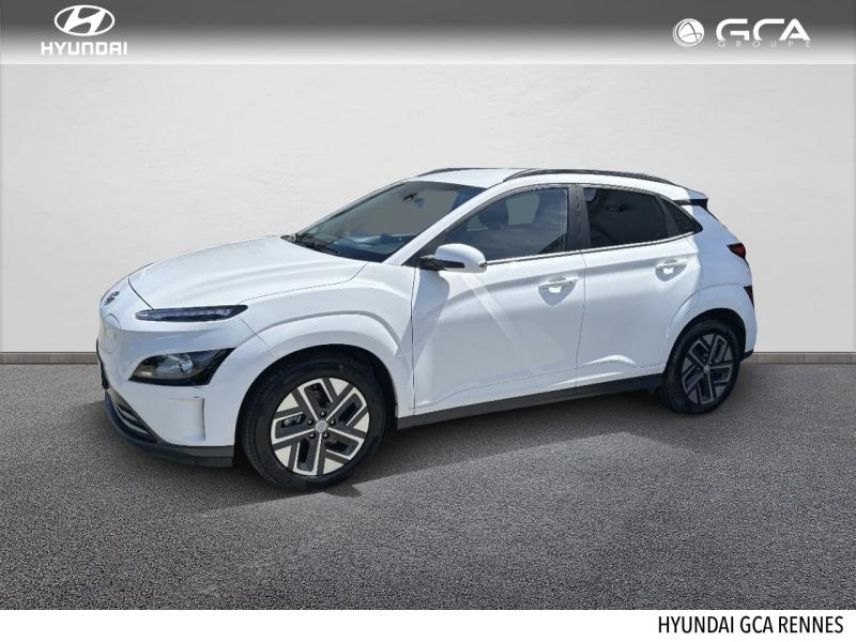 35510 : Hyundai Rennes - GCA - HYUNDAI Kona - Kona - Serenity White Métal - Traction - Electrique
