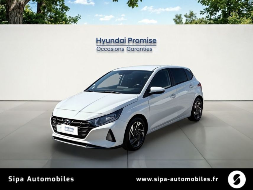 33110 : Hyundai Bordeaux Nord Le Bouscat - Sipa Automobiles - HYUNDAI i20 Intuitive - i20 (07/2020) - BLANC - Boîte manuelle - Essence sans plomb