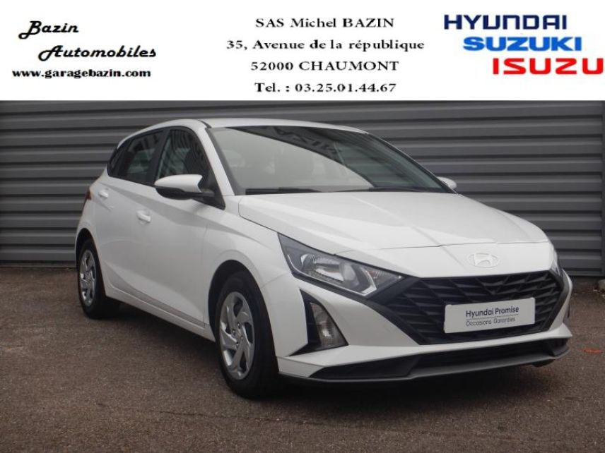 52000 : Hyundai Chaumont - Garage Michel Bazin - HYUNDAI i20 - i20 - Polar White - Traction - Essence