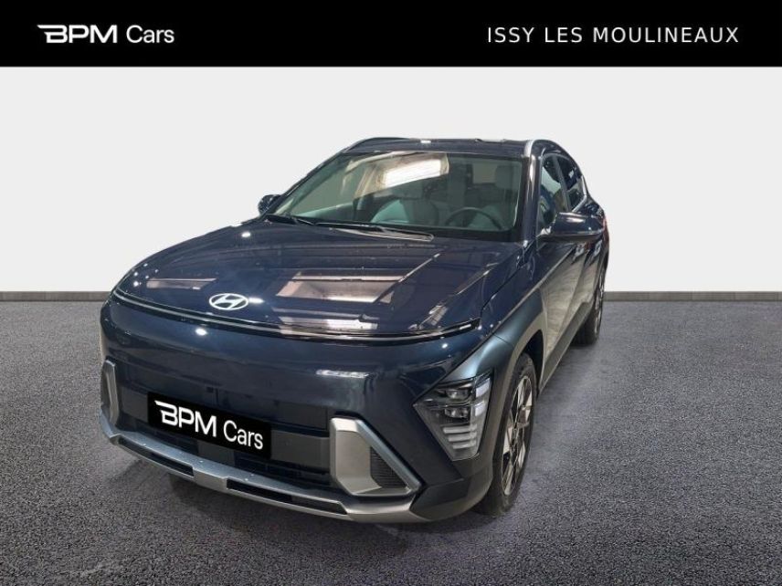 92130 : Hyundai ISSY-LES-MOULINEAUX - BPM Cars - HYUNDAI Kona - Kona - Denim Blue perlé métallisé - Traction - Hybride : Essence/Electrique