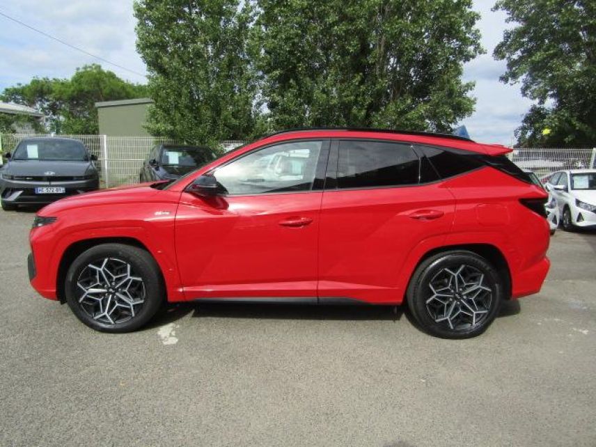 91100 : Hyundai Corbeil-Essonnes - CAP Fournier - HYUNDAI TUCSON N Line Executive - TUCSON IV - Rouge - Boîte automatique - Essence / Courant électrique
