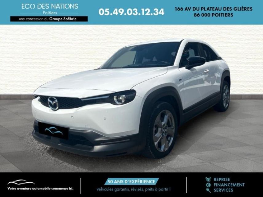 86000 : Hyundai Poitiers - Eco des Nations - MAZDA MX-30 - MX-30 - Blanc - Traction - Electrique