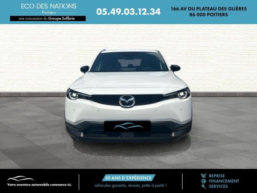 86000 : Hyundai Poitiers - Eco des Nations - MAZDA MX-30 - MX-30 - Blanc - Traction - Electrique
