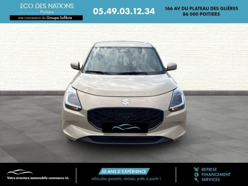 86000 : Hyundai Poitiers - Eco des Nations - SUZUKI Swift - Swift - Caravan Ivory Pearl Metal - Traction - Essence/Micro-Hybride