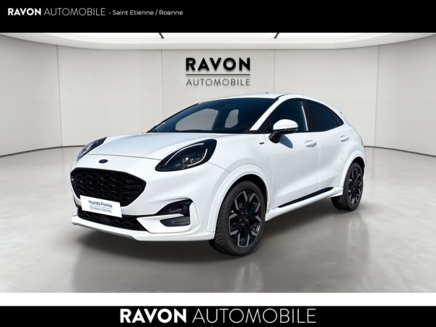 42100 : Hyundai Saint-Etienne - Ravon Automobile - FORD PUMA ST-Line X - PUMA II - Blanc - Boîte manuelle - Essence sans plomb