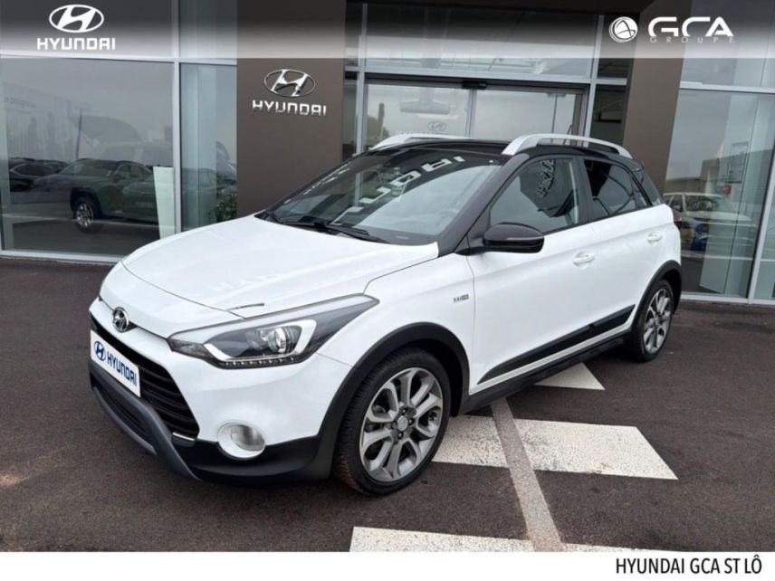50000 : Hyundai Saint-Lô - GCA - HYUNDAI i20 Active - i20 Active - Polar White/Toit rétro Phantom Black - Traction - Essence