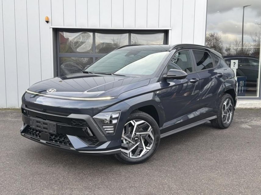 57685 : Hyundai Metz - Theobald Automobiles - HYUNDAI Kona - Kona - Denim Blue prl mtl/Toit/rétros Black - Traction - Hybride : Essence/Electrique