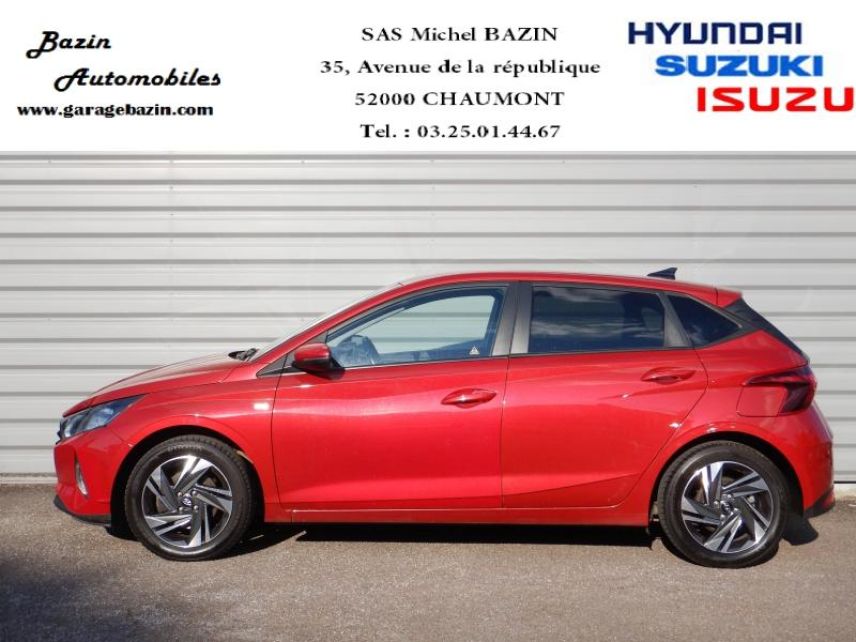 52000 : Hyundai Chaumont - Garage Michel Bazin - HYUNDAI i20 - i20 - Dragon Red Métal - Traction - Essence/Micro-Hybride
