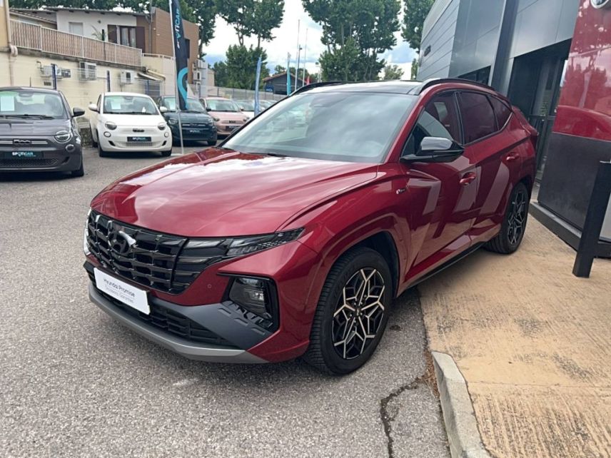 04100 : Hyundai Manosque - Pedinielli - HYUNDAI TUCSON N Line Executive - TUCSON IV - Rouge - Boîte automatique - Essence / Courant électrique