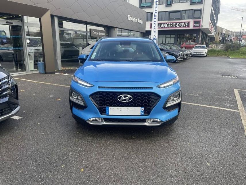 64100 : Hyundai Bayonne - Oceanic Auto - HYUNDAI Kona - Kona - Blue Lagoon - Traction - Hybride : Essence/Electrique