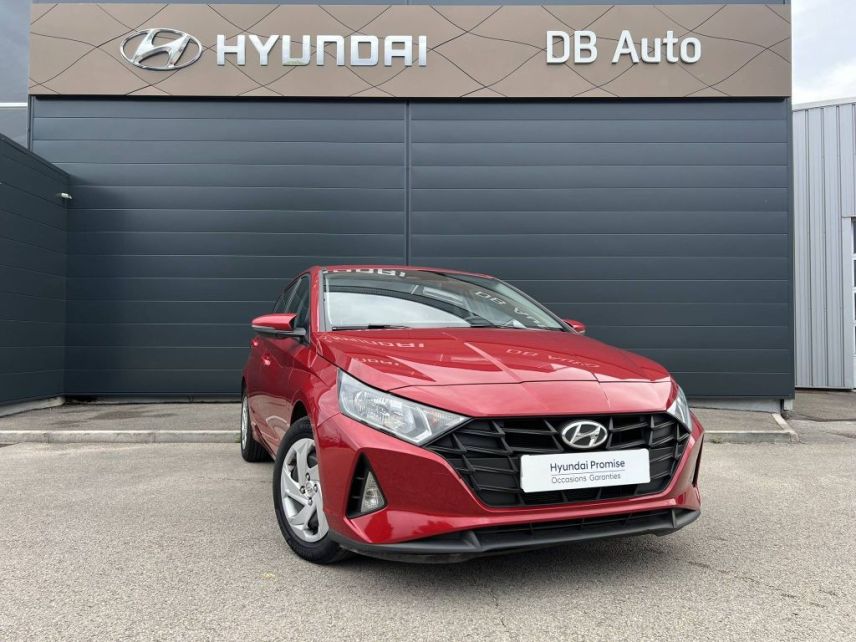 21300 : Hyundai Dijon - Privilège Automobiles - HYUNDAI i20 Initia - i20 III - Rouge fonce - Boîte manuelle - Essence sans plomb