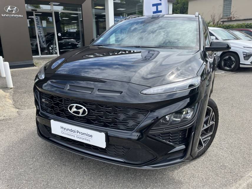 38200 : Hyundai Vienne - Groupe Central Autos - HYUNDAI KONA N Line Creative - KONA - Noir - Boîte manuelle - Essence sans plomb