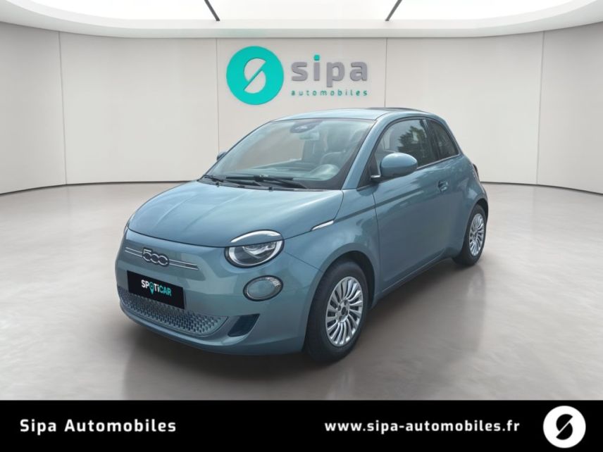 33140 : Hyundai Bordeaux Sud Villenave d'Ornon - Sipa Automobiles - FIAT 500e BERLINE MY22 SERIE 1 STEP 1 Action Plus - 500 III ELECTRIQUE - Bleu - Automate à fonct. Continu - Courant électrique