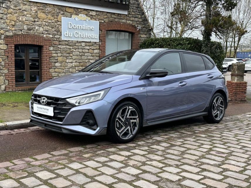 62360 : Hyundai Boulogne-sur-Mer - Garage Du Château - HYUNDAI i20 N Line Creative - i20 III - Bleu - Automate sequentiel - Essence sans plomb