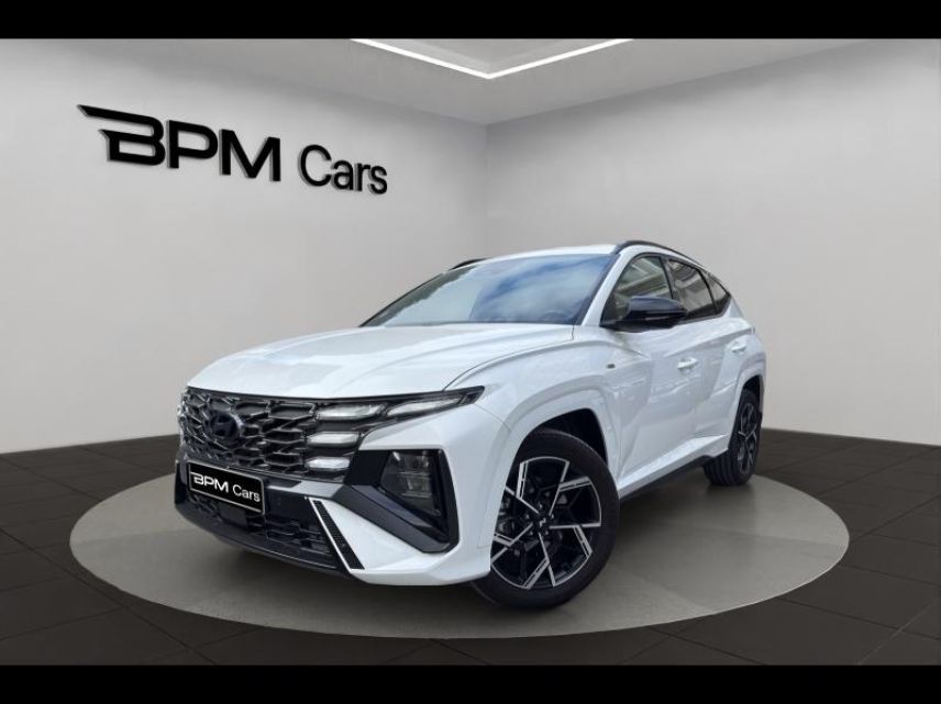75013 : Hyundai Paris 13 - BPM Cars - HYUNDAI Tucson - Tucson - Serenity White Métal - Traction - Hybride : Essence/Electrique