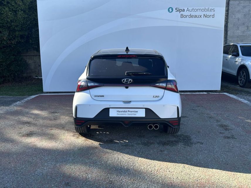 33110 : Hyundai Bordeaux Nord Le Bouscat - Sipa Automobiles - HYUNDAI i20 N Line Creative - i20 (07/2020-08/2023) - BLANC - Boîte manuelle - Essence sans plomb