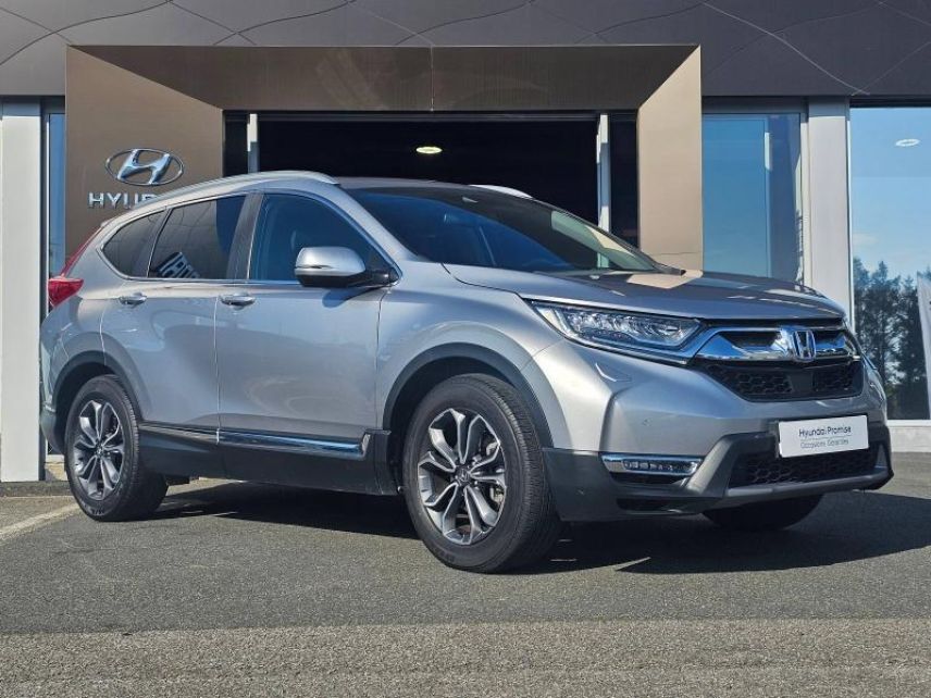 29000 : Hyundai Quimper - Iroise Automobiles - HONDA CR-V - CR-V - Argent Astral métallisée - Traction - Hybride : Essence/Electrique