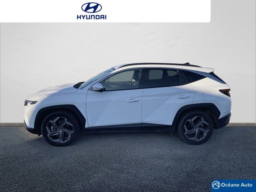 85000 : Hyundai La Roche-sur-Yon - Océane Auto - HYUNDAI TUCSON Creative - TUCSON IV - Blanc - Boîte automatique - Essence / Courant électrique