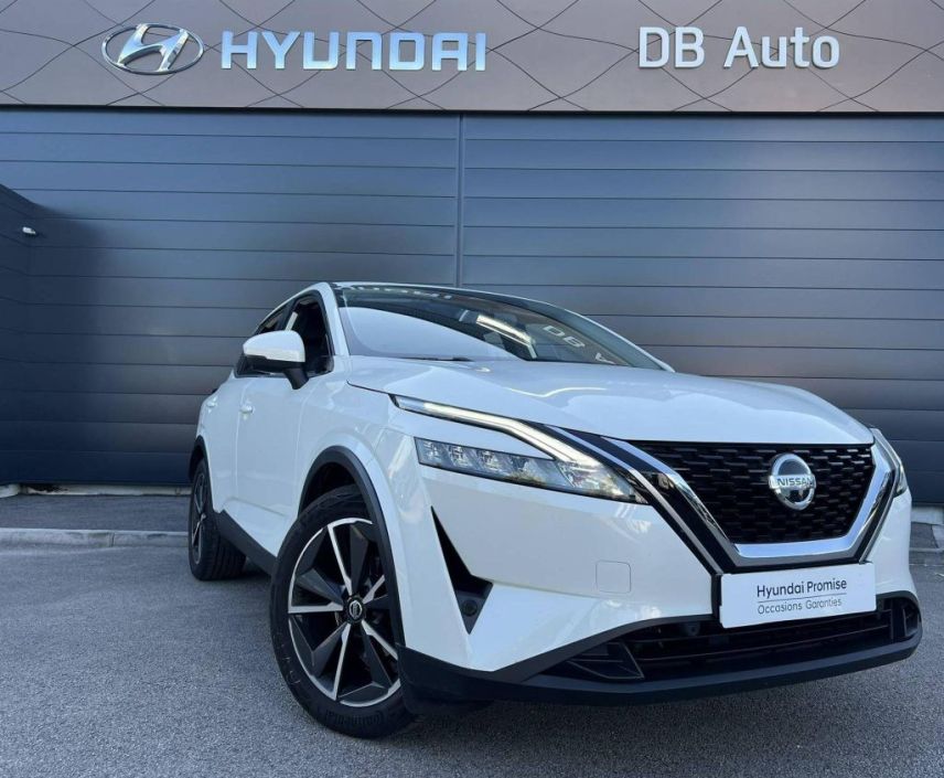 21300 : Hyundai Dijon - Privilège Automobiles - NISSAN QASHQAI 2021 N-Connecta - QASHQAI III - Blanc - Boîte manuelle - Essence sans plomb