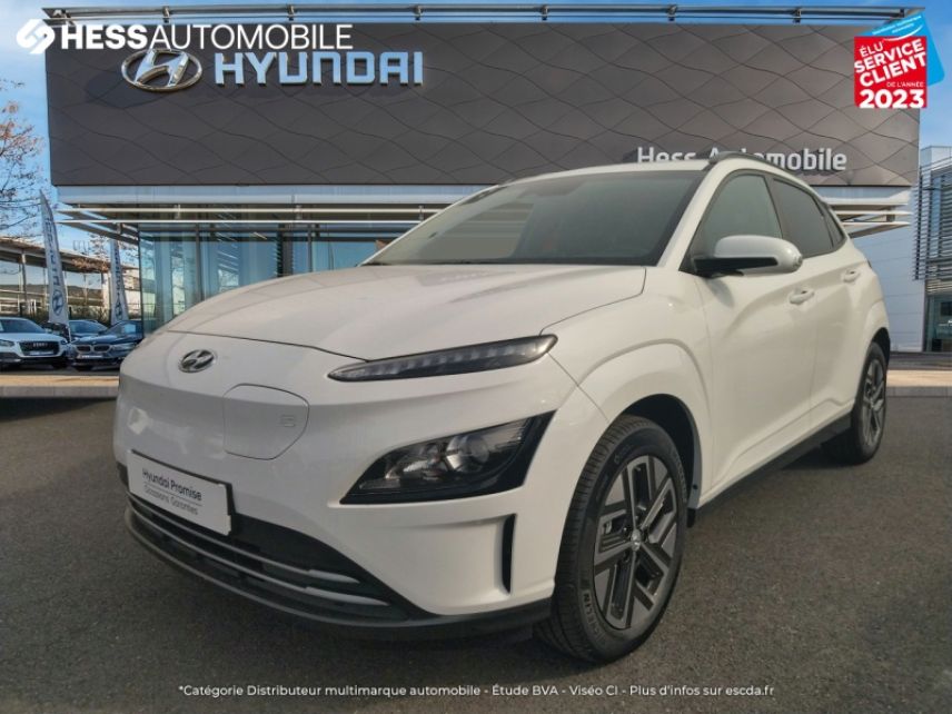 51100 : Hyundai Reims - HESS Automobile - HYUNDAI Kona - Kona - Serenity White Métal - Traction - Electrique