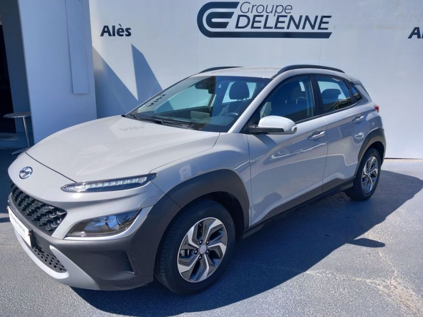 30100 : Hyundai Alès - Auto Hall - HYUNDAI KONA HYBRID Intuitive - KONA - Gris - Automate sequentiel - Essence / Courant électrique