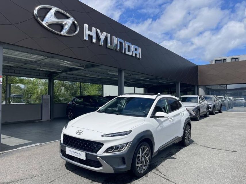 64100 : Hyundai Bayonne - Oceanic Auto - HYUNDAI Kona - Kona - Atlas White - Traction - Hybride : Essence/Electrique